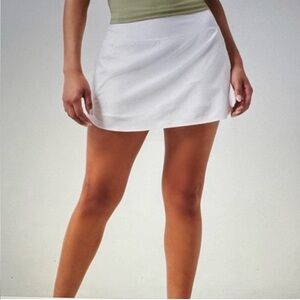 Athleta Crisp White Mini Skirt